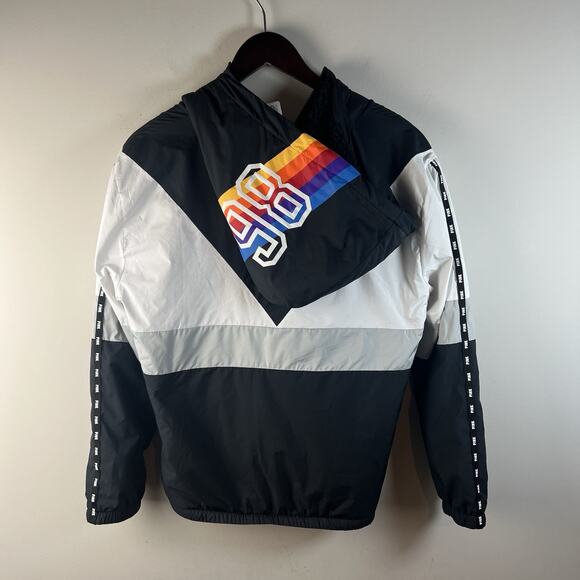 Victoria Secret Pink Pullover RAINBOW Limited Edition Sherpa Pride Jacket XS - Picture 2 of 8